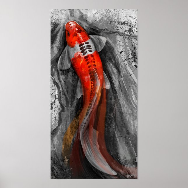 Flows Koi Poster (Vorne)