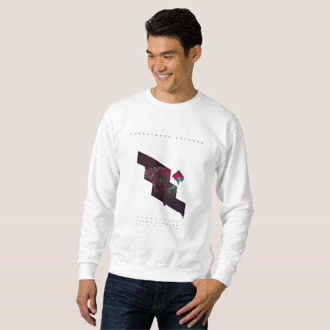FLOWS THROUGH - DKYWVE.SHOP SWEATSHIRT (Vorne ganz)