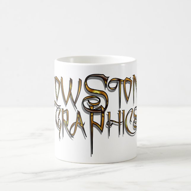 Flowstone Grafik-Logo Kaffeetasse (Mittel)