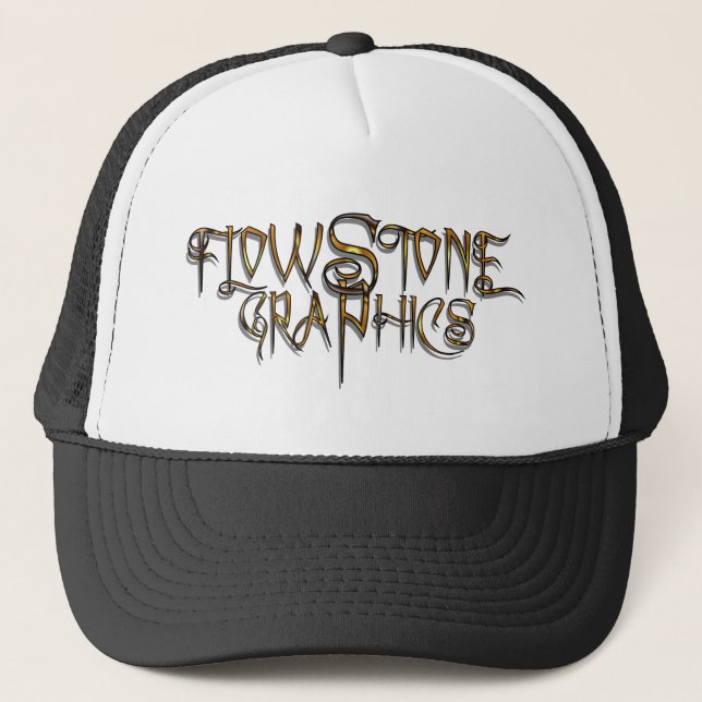 Flowstone Grafik-Logo Truckerkappe (Vorderseite)