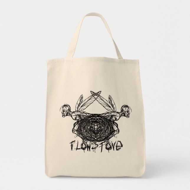 Flowstone Graphics Feen Logo Tragetasche (Vorne)