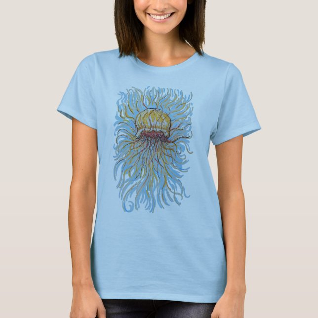 Flowy Jellyfish T-Shirt (Vorderseite)