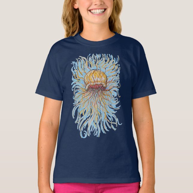 Flowy Jellyfish T-Shirt (Vorderseite)