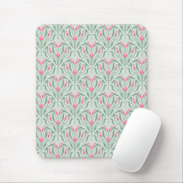 Flowy Pink Knospe  Mousepad