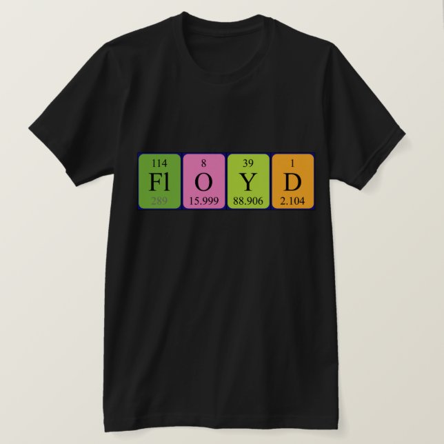 Floyd Periodenname Shirt (Design vorne)