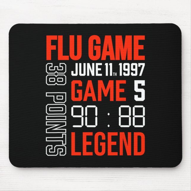 Flu Game Sketll Hiphop Street Mode Mousepad (Vorne)