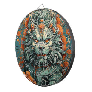 Flu Lion of Wisdom Dartboard Dartscheibe