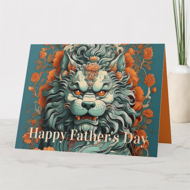 Flu Lion of Wisdom Karte (Vorderseite)