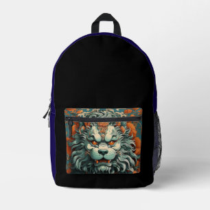 Flu Löwe der Weisheit Bedruckter Rucksack