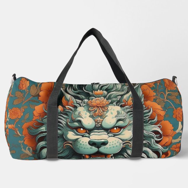 Flu Löwe der Weisheit  Duffle Bag (Vorderseite)