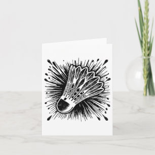 Fluat in der Badminton-Players-Shuttle Karte