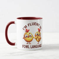 Fluat in Fowl Language lustiges Huhn