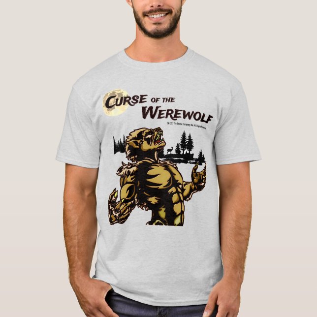 "Fluch der Werwolf" Grafischer T - Shirt (Vorderseite)