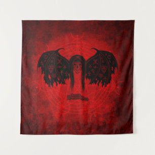 Fluch des Dämonenjägers Phantastisch Wandteppich