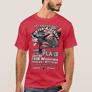 Fluch P40 Warhawk-Angriffsflugzeug T-Shirt