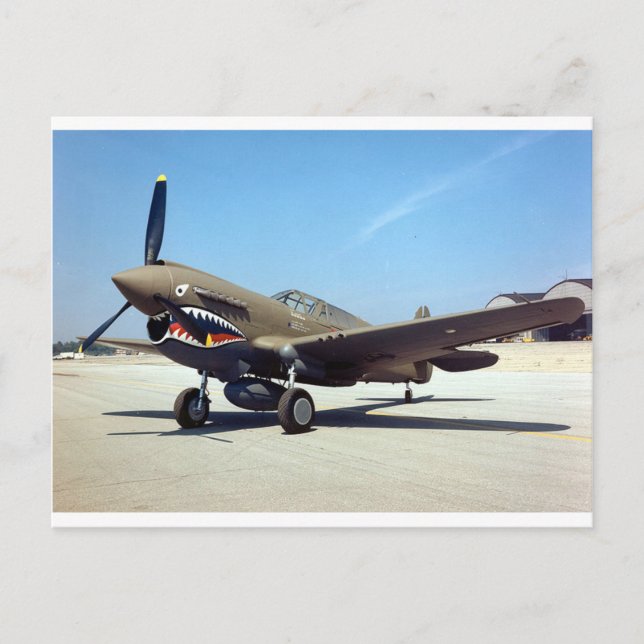 Fluch P-40 Postkarte (Vorderseite)