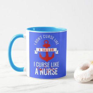 Fluch wie eine Krankenschwester Tasse