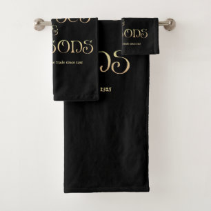 Fluchen und Gifte Badhandtuch Set