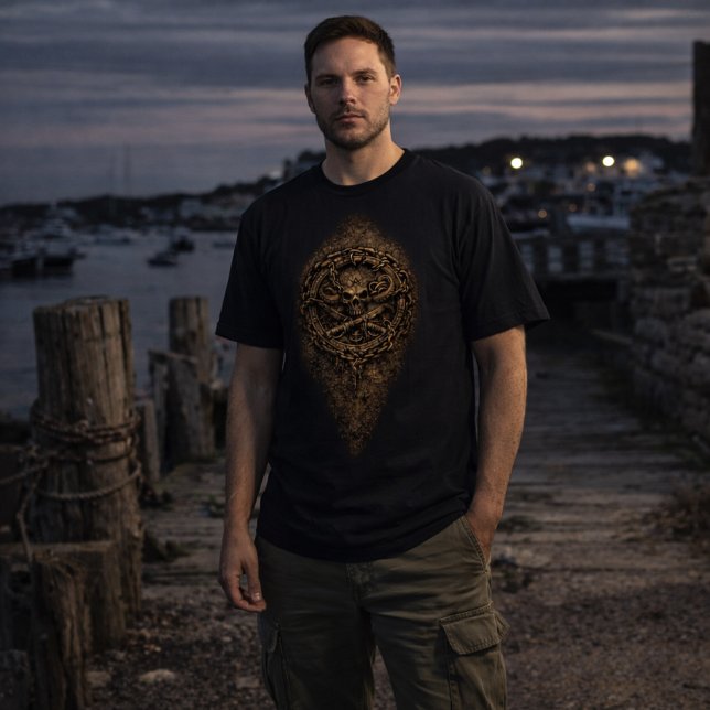 Fluchmünze-Piraten-Sigil T-Shirt (Von Creator hochgeladen)