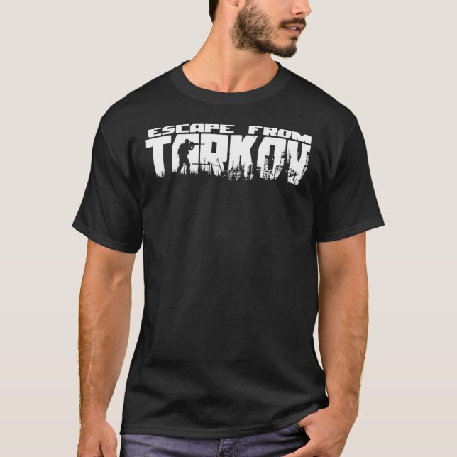 Flucht aus dem essenziellen T - Shirt von Tarkov (Vorderseite)