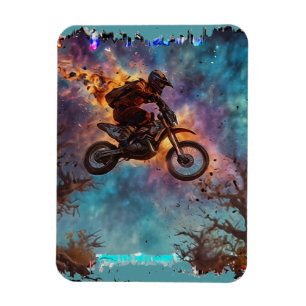 Flucht aus dem Feuer - Motorradfahrer Magnet