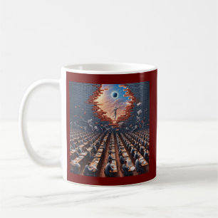Flucht aus der Matrix: Surreal Exam Room Kaffeetasse