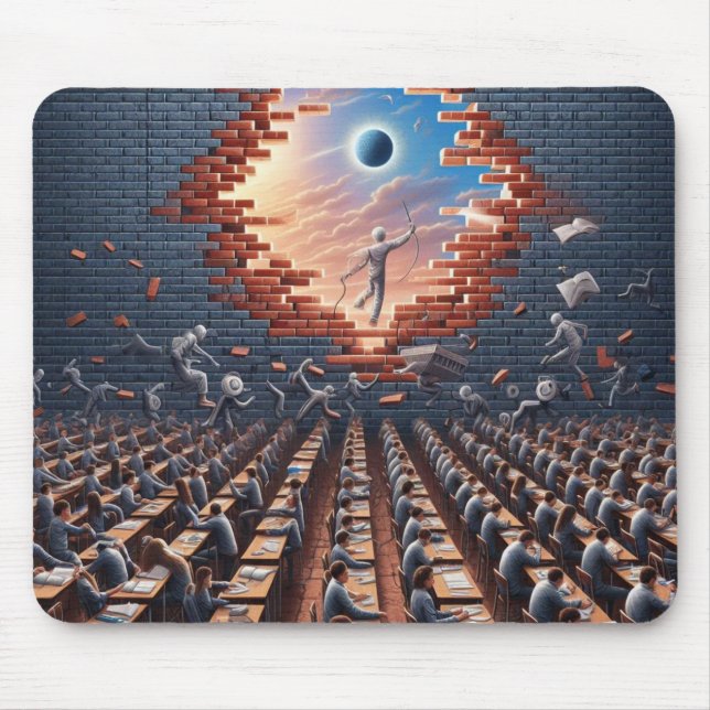 Flucht aus der Matrix: Surreal Exam Room Mousepad (Vorne)