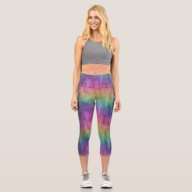 Flucht aus Kerzen: Capri Leggings (Vorderseite)