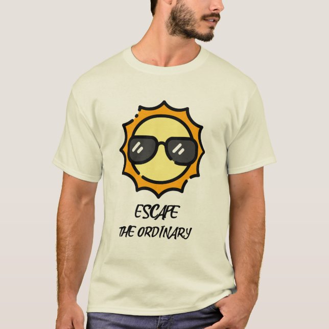 Flucht der normalen Reise T-Shirt (Vorderseite)