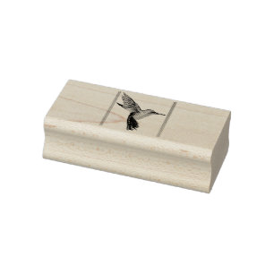Flucht des Kolibri Gummistempel