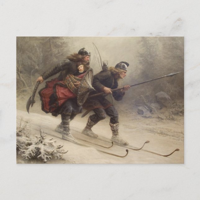 Flucht des Säuglings King Postkarte (Vorderseite)