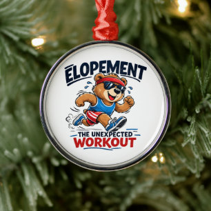 Flucht Die unerwartete Trainingseinheit Ornament Aus Metall