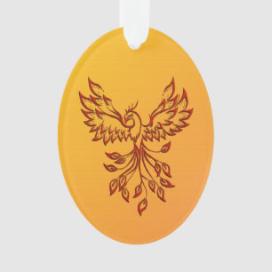 Flucht eines Phoenix Ornament
