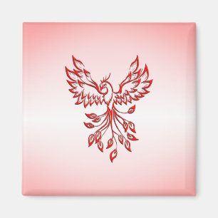 Flucht eines Phoenix Red Magnet