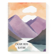 Flucht in das Nature Watercolor Bullet Journal
