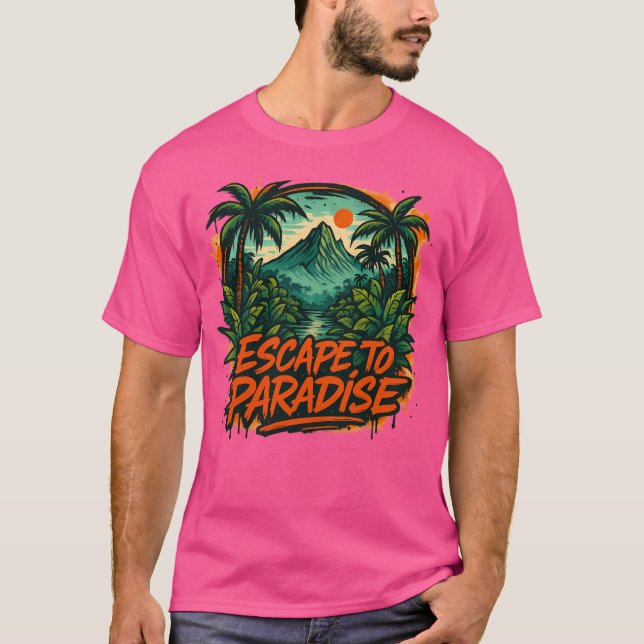 Flucht ins Paradies T-Shirt (Vorderseite)