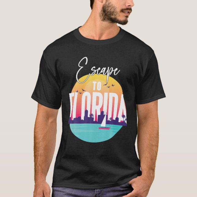 Flucht nach Florida T-Shirt (Vorderseite)