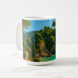 Flucht vor der Küste Kaffeetasse