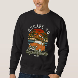 Flucht zum Cape Elizabeth Beach Maine Ocean Me Sum Sweatshirt