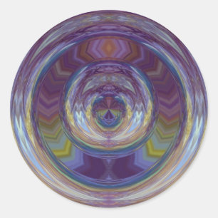 Fluchtgefahr Runder Aufkleber