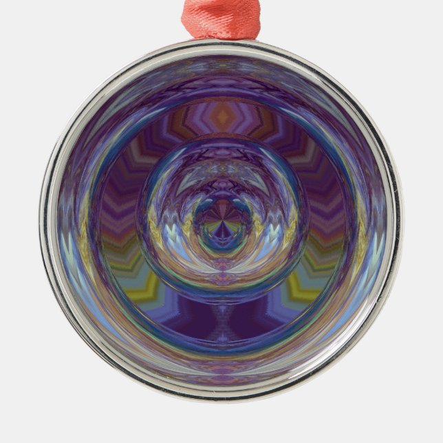 Fluchtgefahr Silbernes Ornament (Vorne)