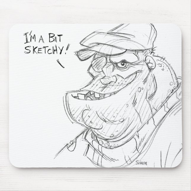 Flüchtig Mousepad (Vorne)