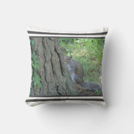 Flüchtige Blick A Boo Eichhörnchen - Kissen