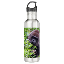 flüchtige Blick-A-Boo Gorilla Wasserflasche