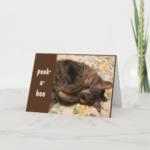 FLÜCHTIGE BLICK-A-BOO & *GRATULIERUNGEN* FÜR SIE! KARTE