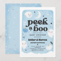 Flüchtige Blick A Boo Niedlich Blue Ghost Baby Dus