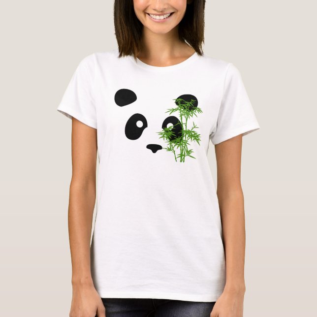 "Flüchtige Blick a Boo Panda" T-Shirt (Vorderseite)