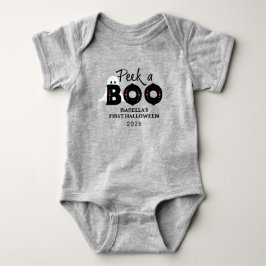 Flüchtige Blick A Boo Personalisiert Baby's 1. Hal Baby Strampler