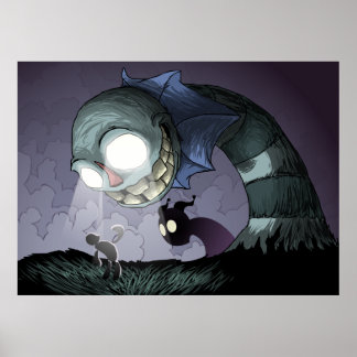 Flüchtige Blick A Boo Poster