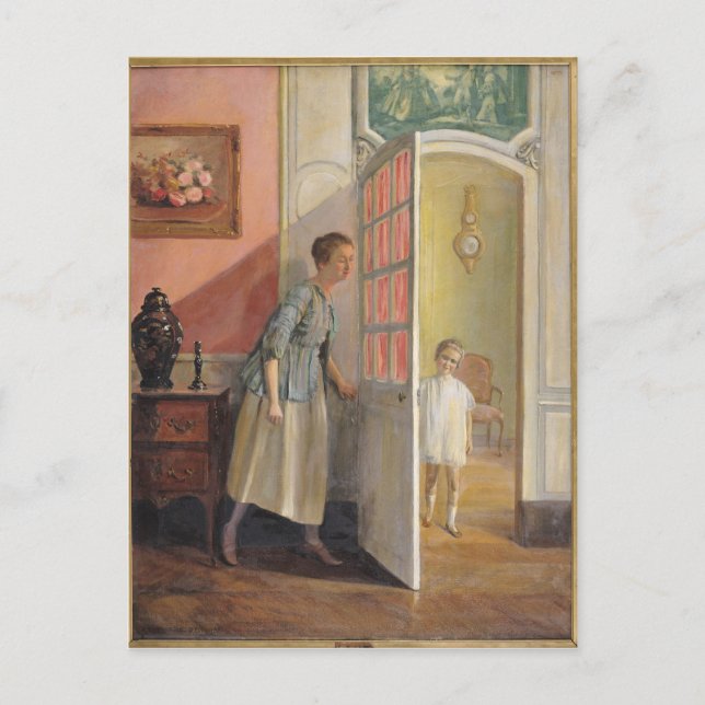 Flüchtige Blick-a-Boo Postkarte (Vorderseite)